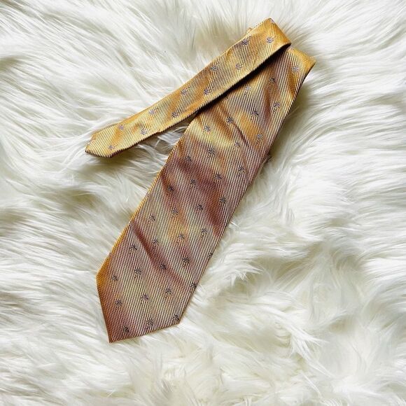 Tango 100% Silk Hand Made Mens Neck Tie Palm - Picture 1 of 4